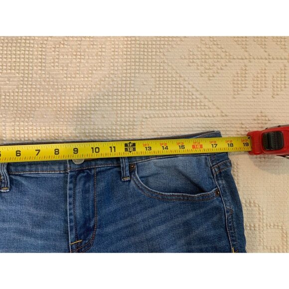 Lucky Brand Women Jeans Sz 12 / 31 Sweet N Crop Blue Denim Classic Beachy Casual - Picture 10 of 12